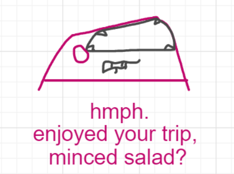 A panel from Ready Oar Knot, episode three of the Board Boards object show by Furretwalk/WalkingFurret.